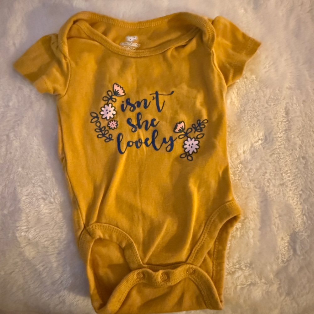 Koala Baby Yellow Infant Onesie